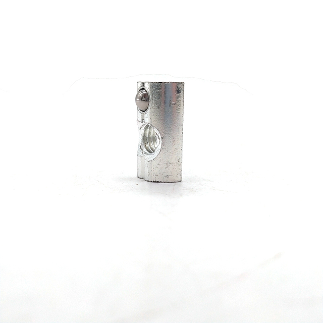 Гайка с Т-образным пазом из углеродистой стали, пружинная шариковая эластичная гайка для направляющей из экструдированного профиля из алюминиевого сплава с подходящей прорезью