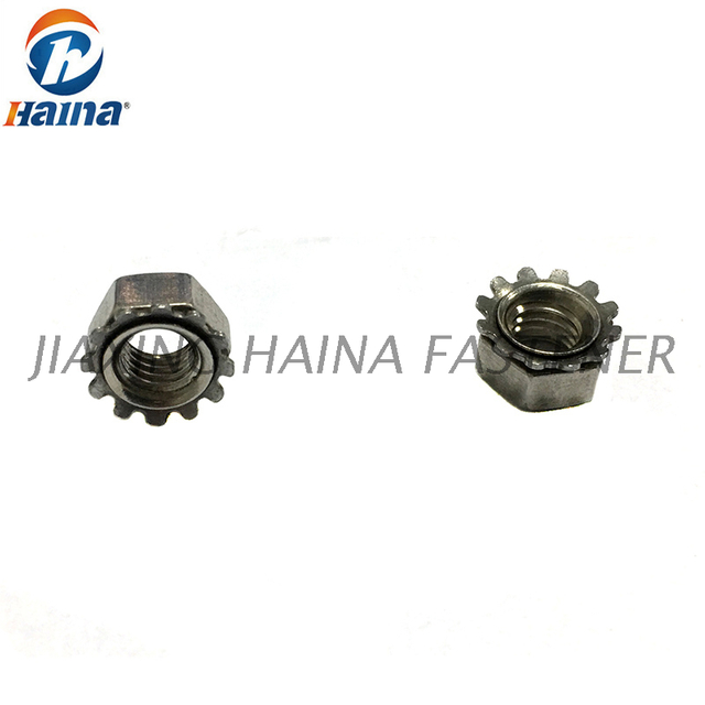 M10 Нержавеющая сталь 18-8 Гайка с фиксатором K-образная гайка